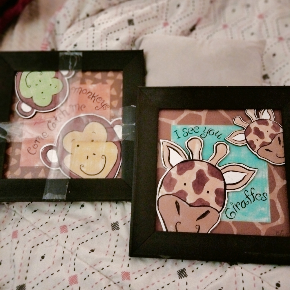 Frames for a nursery boy or girl